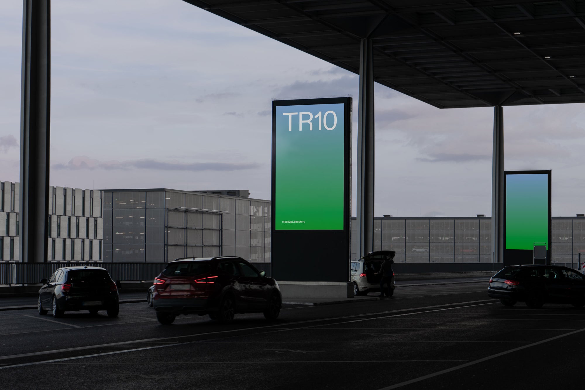 TR10 — Airport Parking Screens